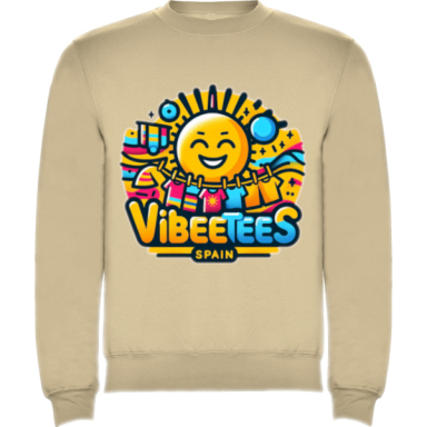 Sudadera Beige Vibetees
