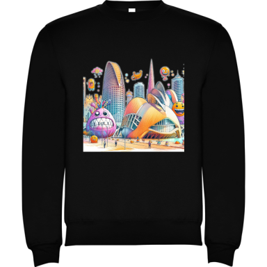 Sudadera negra Vibe tees